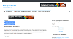 Desktop Screenshot of kredytybezbik.info